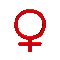 Female symbol.