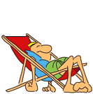 Sleeping in chair.